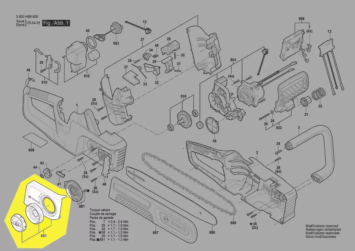 capot réf. 1 600 A02 0U7 Bosch